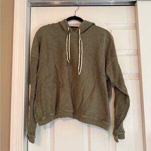 Aerie Olive Green Ribbed Sweater